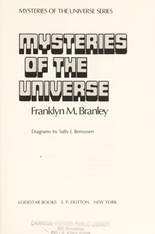 Cover of The Mysteries of the Universe