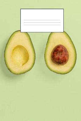 Book cover for Avocado Blank Paper Book - Avocado Lovers Unite