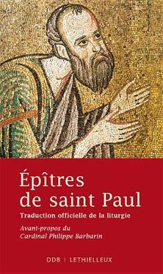 Book cover for Epitres de Saint Paul