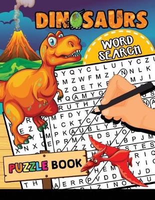 Book cover for Dinosaur Word Search Puzzle Book