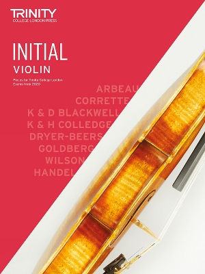 Book cover for Violin 2020-2023. Initial