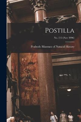 Cover of Postilla; no. 210 (Nov 1996)