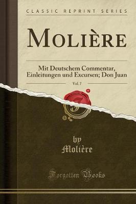 Book cover for Molière, Vol. 7