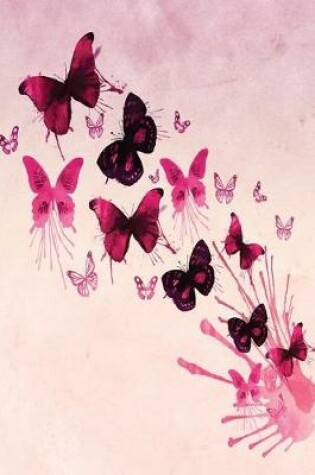 Cover of Pink Butterflies Watercolor Art Journal