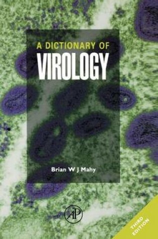 Cover of Dictionary of Virology