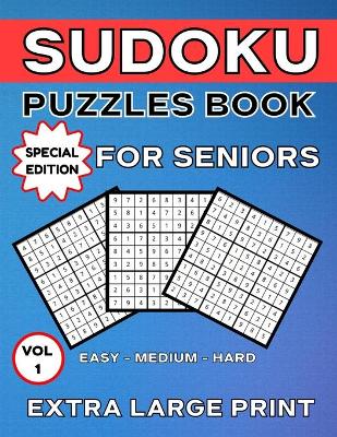 Cover of Sudoku Puzzles For Elderly People - Large Print