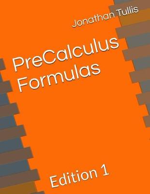 Book cover for Precalculus Formulas