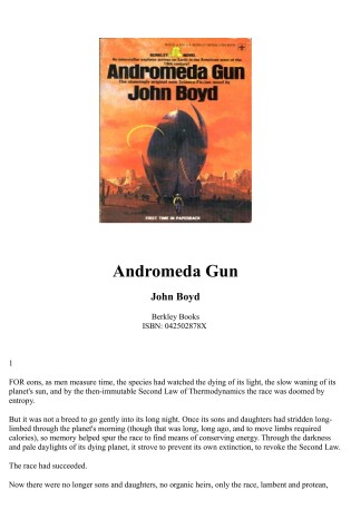 Cover of Andromeda Gun