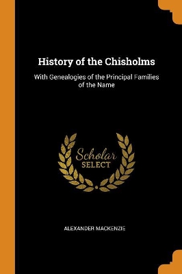 Book cover for History of the Chisholms