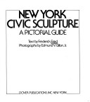 Book cover for New York Civic Sculpture