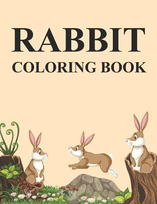 Book cover for Rabbit Coloring Book