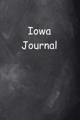 Book cover for Iowa Journal Chalkboard Design
