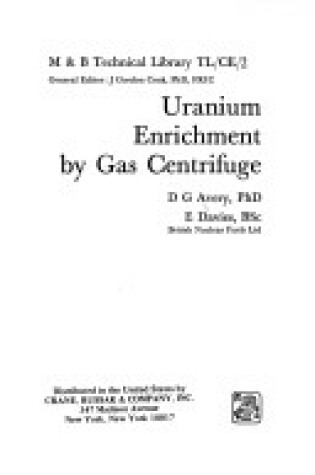 Cover of Uranium Enrichment by Gas Centrifuge