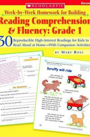 Cover of Week-By-Week Homework for Building Reading Comprehension & Fluency: Grade 1