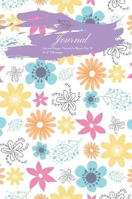 Book cover for Journal Happy Flowers in Bloom No. 07