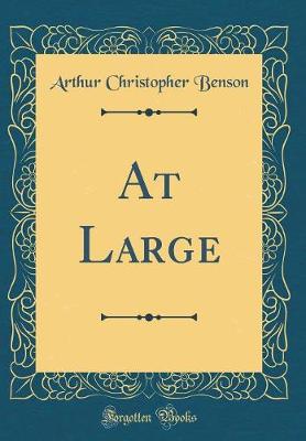 Book cover for At Large (Classic Reprint)