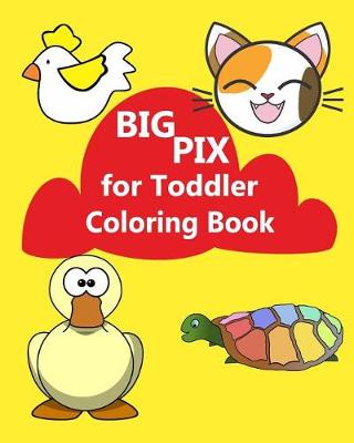 Book cover for Big Pix for Toddler Coloring Book