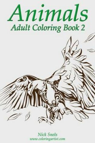 Cover of Animals Adult Coloring, Book 2