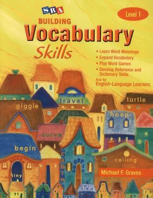 Book cover for Building Vocabulary Skills, Student Edition, Level 1