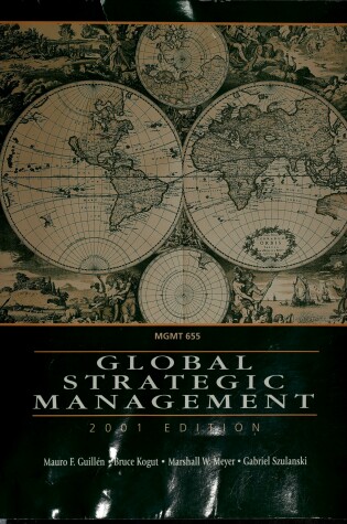 Cover of Global Strategic Management