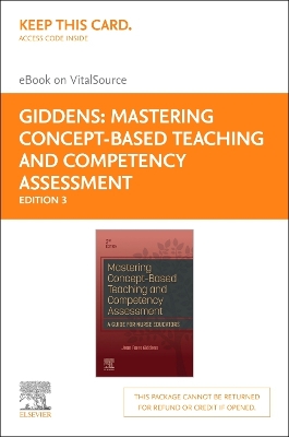 Book cover for Mastering Concept-Based Teaching and Competency Assessment - Elsevier eBook on Vitalsource (Retail Access Card)