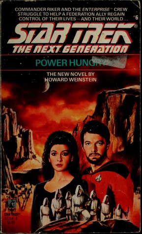 Book cover for Power Hungry Star Trek Next Generation #6