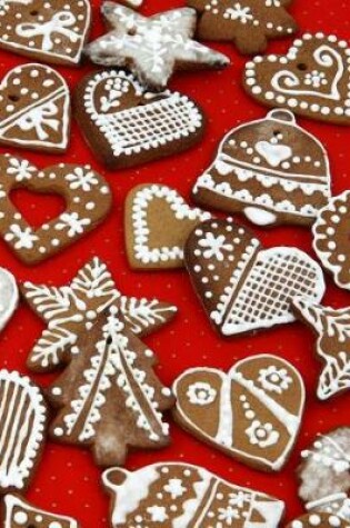 Cover of Shopping Notebook a Variety of Iced Christmas Cookies