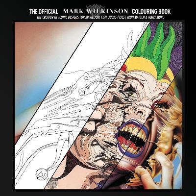Book cover for The Official Mark Wilkinson Colouring Book