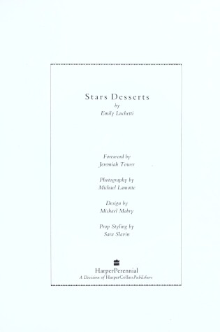 Cover of Stars Desserts