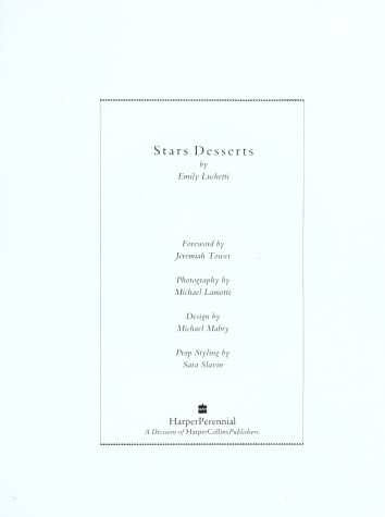 Book cover for Stars Desserts