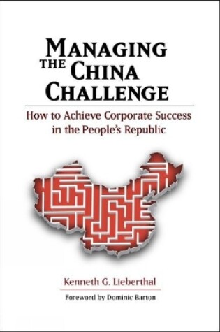 Cover of Managing the China Challenge