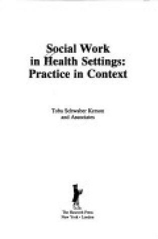 Cover of Social Work In Healt