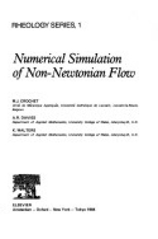 Cover of Numerical Simulation of Non-Newtonian Flow