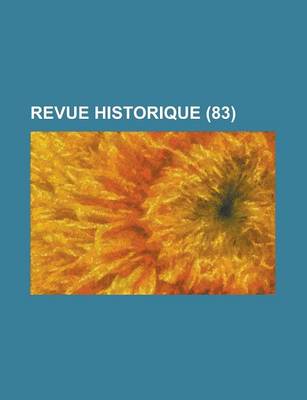 Book cover for Revue Historique (83)