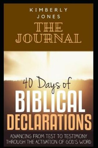 Cover of 40 Days of Biblical Declarations Reflections Journal
