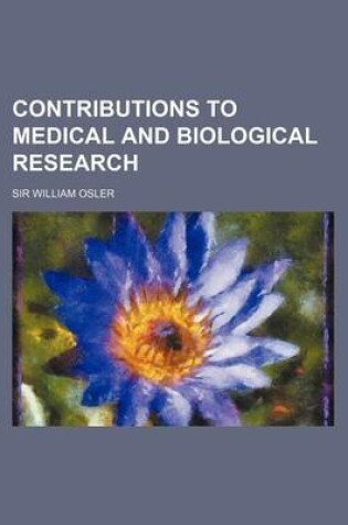 Cover of Contributions to Medical and Biological Research