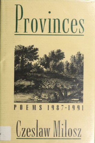 Cover of Provinces (Cloth)