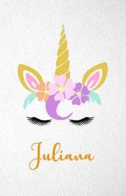 Book cover for Juliana A5 Lined Notebook 110 Pages