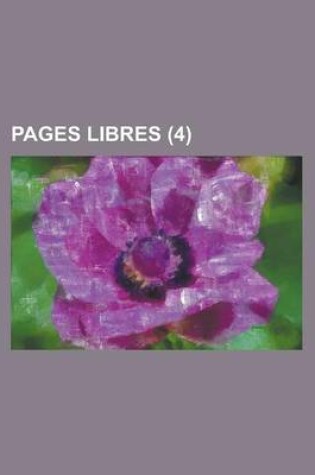 Cover of Pages Libres (4 )