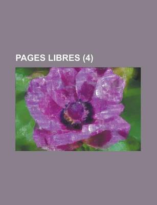 Book cover for Pages Libres (4 )