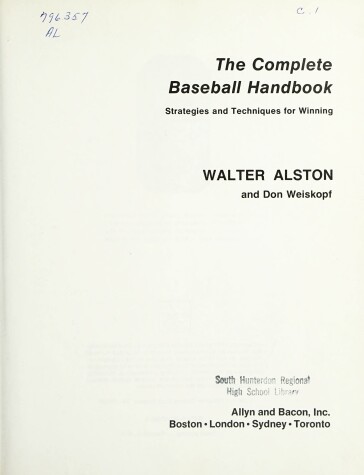 Book cover for The Complete Baseball Handbook