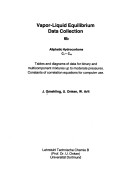 Book cover for Vapor-Liquid Equilibrium Data Collection, Vol. 1