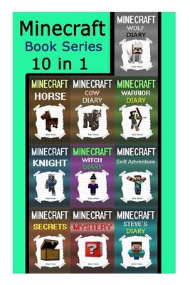 Book cover for Minecraft Book Series