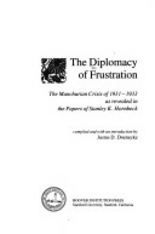 Cover of Diplomacy of Frustration