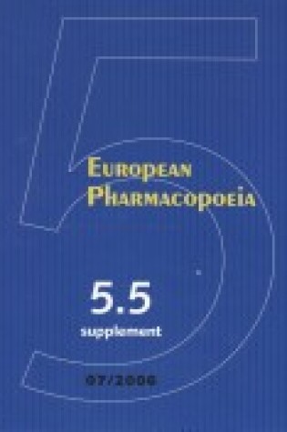 Cover of European Pharmacopoeia Supplement