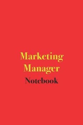Cover of Marketing Manager Notebook