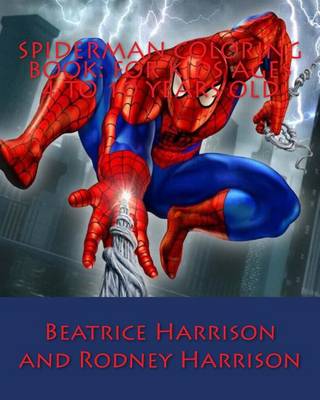 Book cover for Spiderman Coloring Book