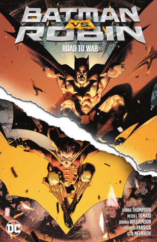 Book cover for Batman vs. Robin: Road to War