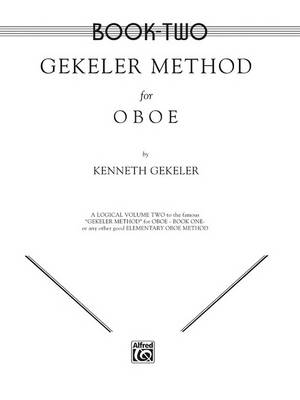 Book cover for Gekeler Method for Oboe, Book II