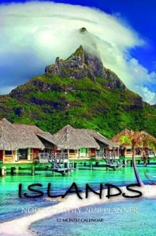 Cover of Islands Note Monthly 2020 Planner 12 Month Calendar